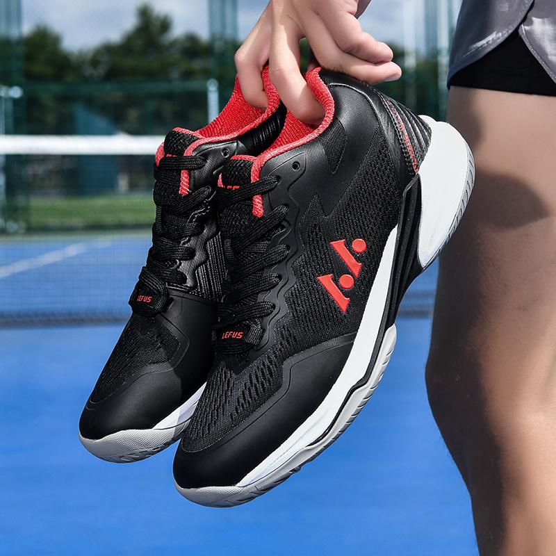 36-46 Párové Plus Size Tlumící protiskluzové prodyšné tenisové boty Volejbalové sportovní boty Badmintonové tréninkové boty