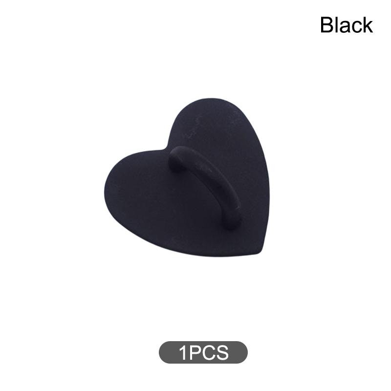 Adhesive Metal Heart Phone Charm Holder Phone Case Finger Ring Stand Hook Buckle