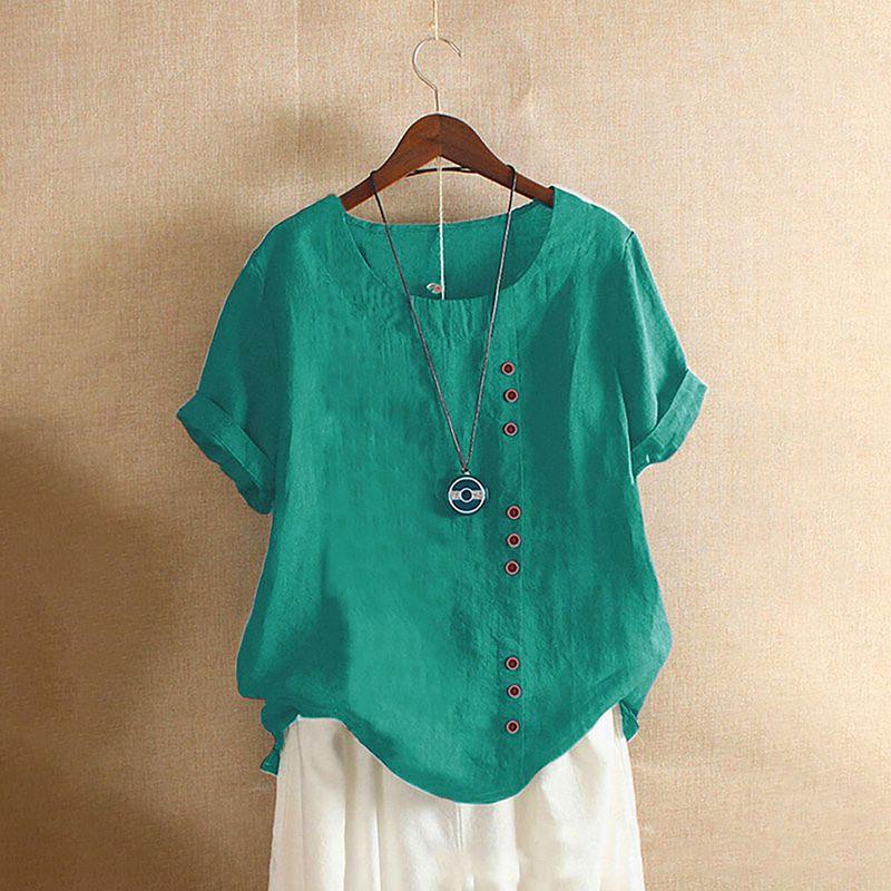 Casual Loose Short Sleeved T-shirt for Women Casual Loose Short Sleeves T-shirt