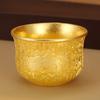 Brass Serving Bowl Cup Chinese Ritual Buddhist Offering Water Bowl Brass Tibetan Worshiptemple Water Tea Container