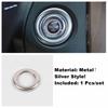 Car Start Stop Engine Button Ring Cover Trim Accessories Fit For Mercedes-Benz C CLASS W205 C200 C260 GLC X253 E Class W213 E300