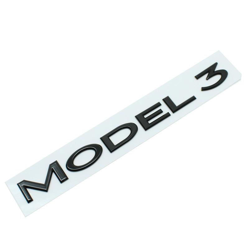 3D ABS Tesla Model 3 XSY DUAL MOTOR Spacex Logo Auto Buchstabe Heckklappe Kofferraum Aufkleber Emblem Abzeichen Aufkleber Aufkleber