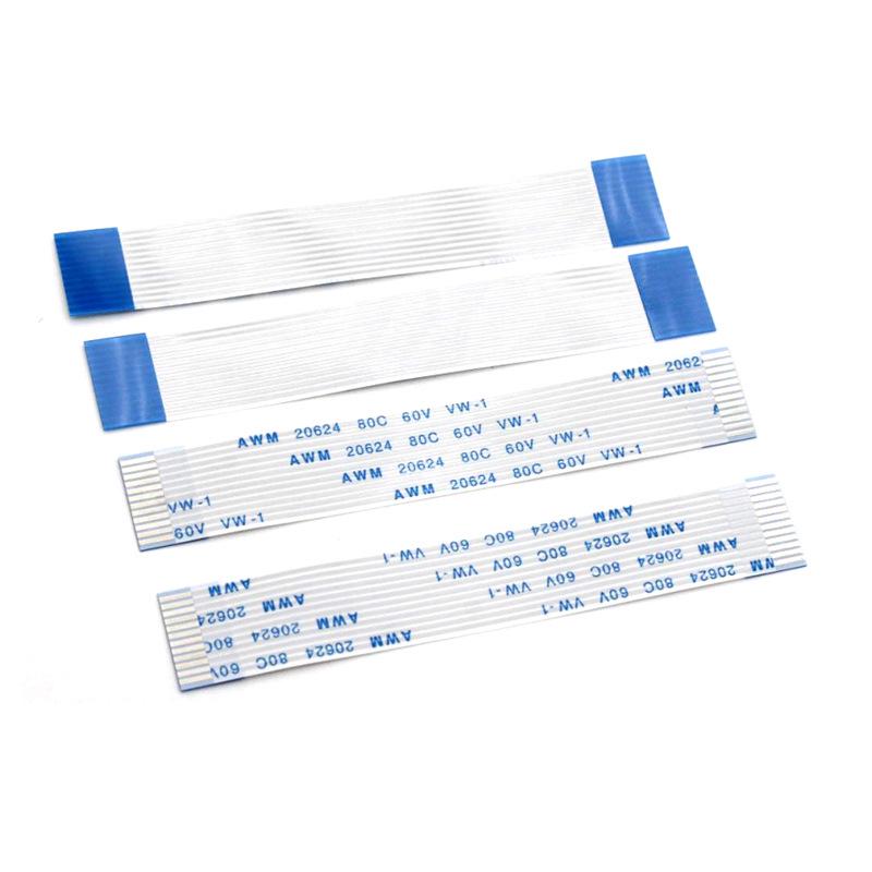 FFC/FPC 1.0mm Pitch Soft Ribbon Cable, 12P Reverse Flexible Flat Connector Screen Cable