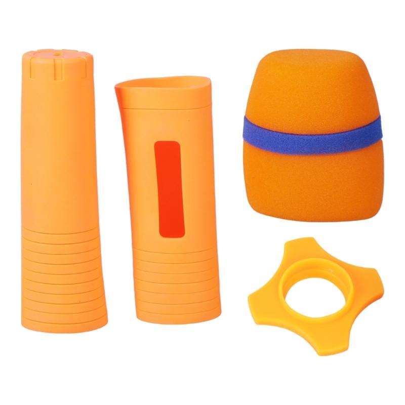 Silicone Cover Microphone Sleeve with Sponge WindShield Reduces Noise and Protects from Moisture Dust Clearly Sound