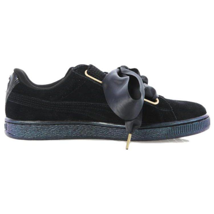 Puma Wildleder Herz Satinschwarz 362714-03