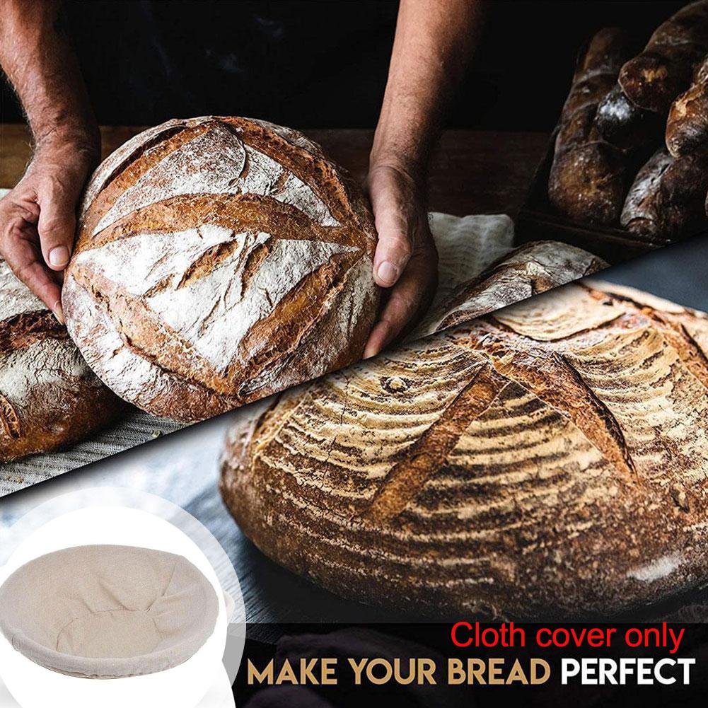 Bread Basket Cloth Cover Round Baking Fermentation Rattan Bakery Round Torrefaction Housewife T
