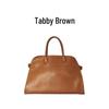 TheRow Margaux15 Large Genuine Leather Tote – Handheld Computer Bag in Style of Bai Baihe and Dong Jie