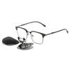 Sunglasses Clip Quick Square Anti-Ultraviolet Myopia Glasses Two-In-One Driving Sunglasses Can Be Turned Up