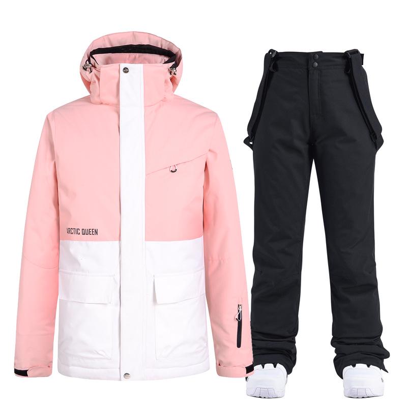 Couples' Warm Korean-Style Snowboard Suit Set