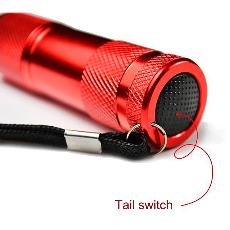 Uv Flashlight Uv Light Flashlight 395Nm Black Light Flashlight Mini Blacklight Torch For Uv Resin Glue Curing Pet Urine Stain