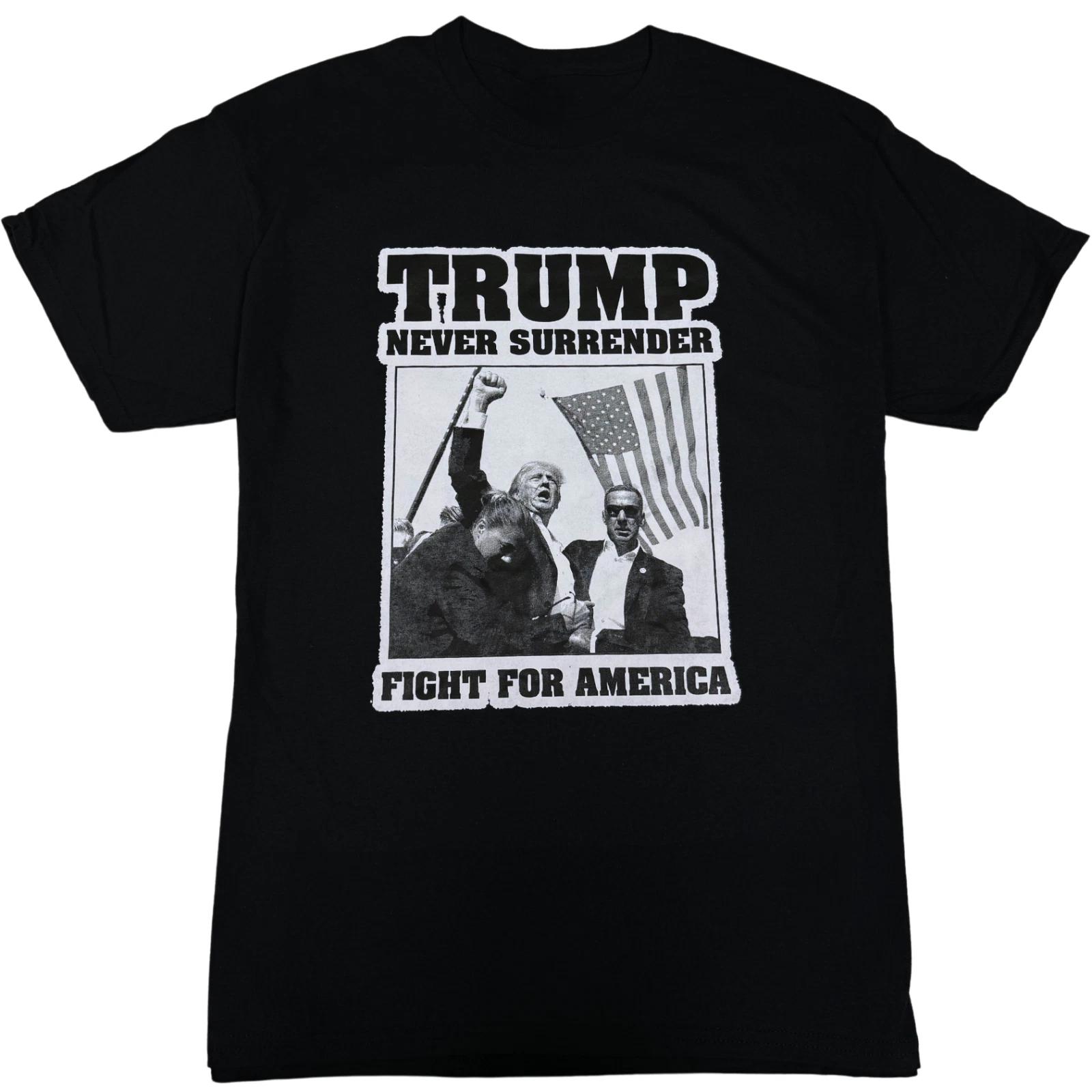 President Donald Trump 2024 NEVER SURRENDER FIGHT FOR AMERICA Shooting Shirt NEW XS
