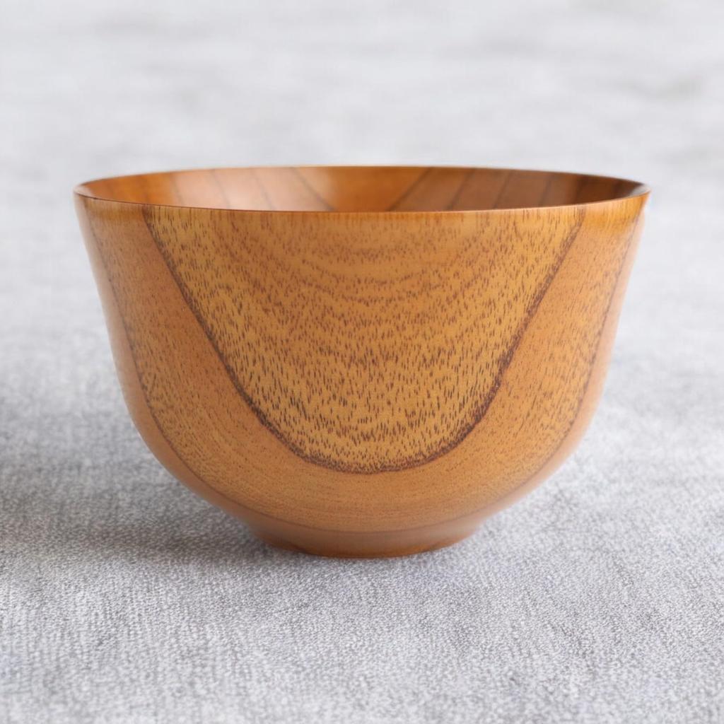 Miso Soup Modern Habanori x Current Model J-kitchens Bowl, Wooden, Lacquer, 11.5cm 6.6cm,