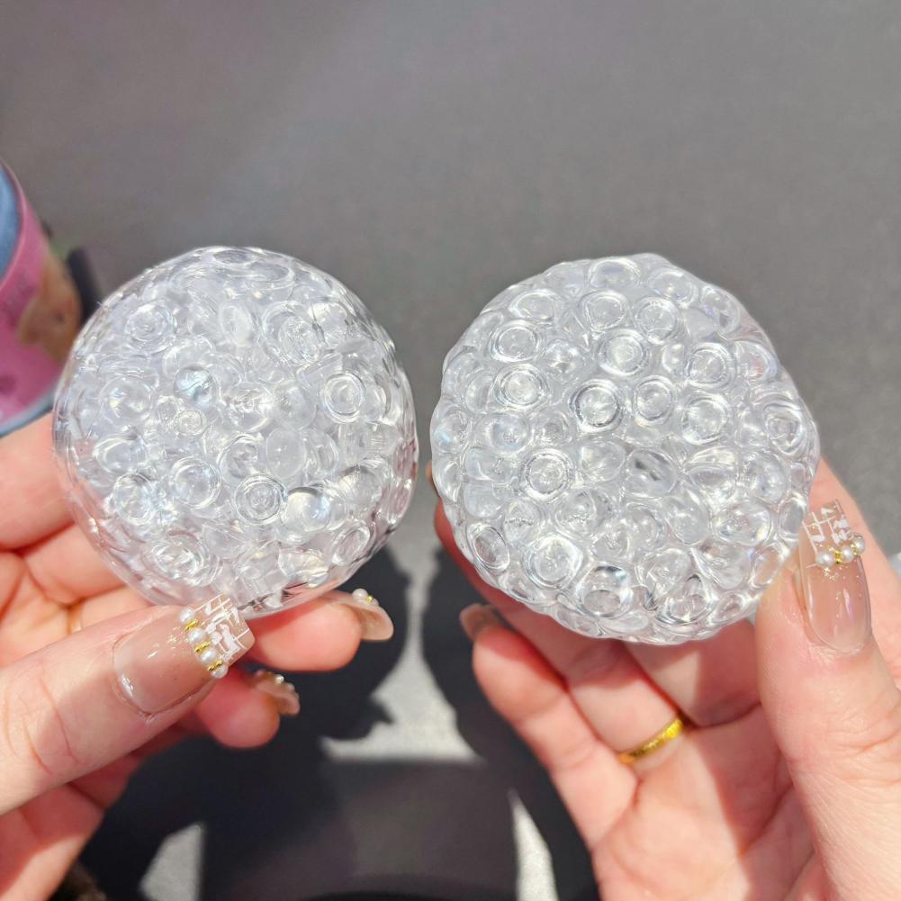 Stress Tpr Ball Stress Easing Balls For Kids Teens Adults 2 Pack Bead Filled Anxiety Squeeze Toy Portable Soft Tpr For Anxiety