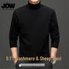 JOW Men's Cashmere & Merino Wool Blend Turtleneck Sweater