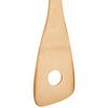 Kobo Aizawa Angled Cooking Spatula with Holes, Medium, No. 71003, Brown