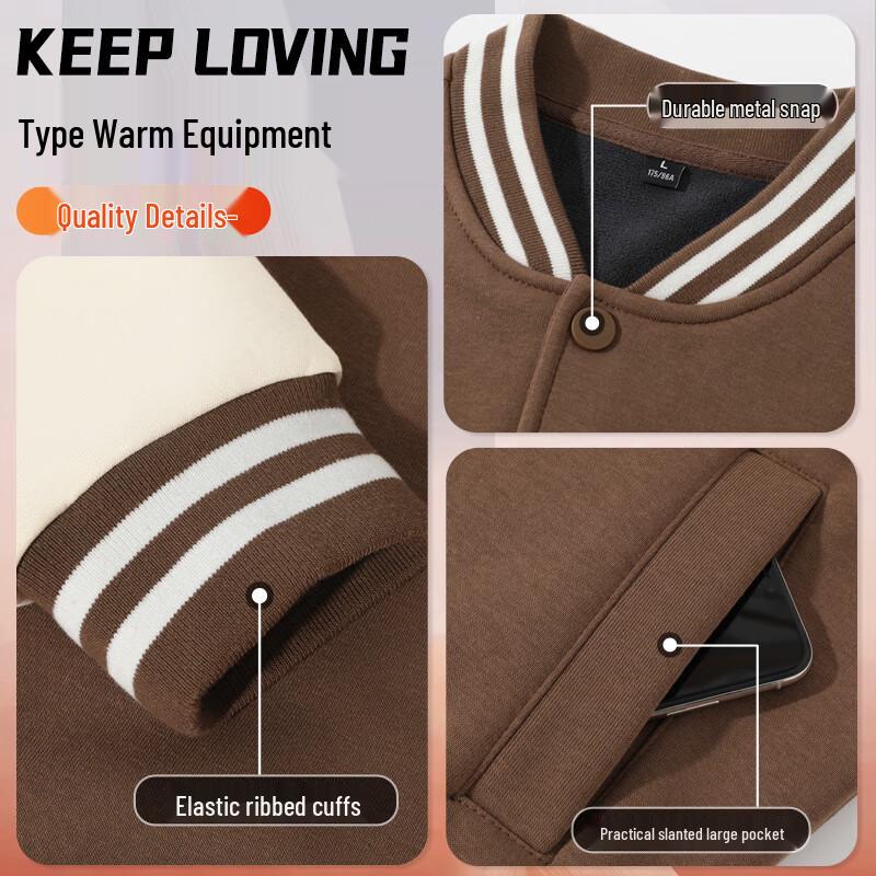 Męska zimowa kurtka baseballowa Jeanswest z polaru Oly