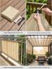 Beige Thickened Privacy Sunshade Net for Balcony and Courtyard