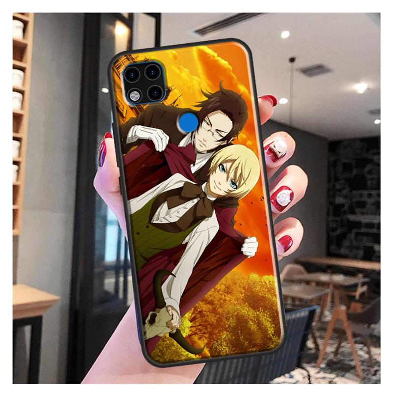 Anime Black Butler Kuroshitsuji For Xiaomi Redmi Note 11 Pro Phone Case For Redmi 9T 9A 9C 9S 10S Note 9 10 Pro Back Cover