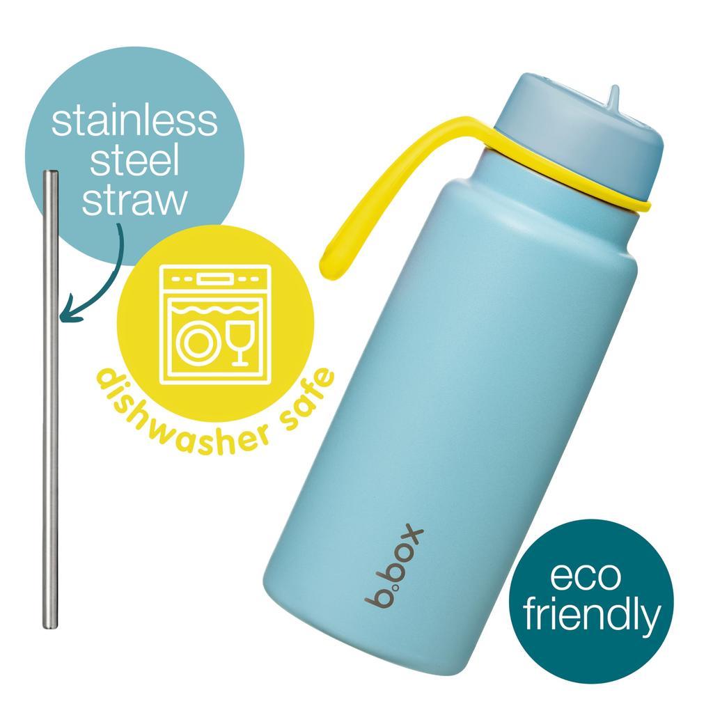 Water Bottle Drink Bottle 1L Flip Top Bottle Genuine Pool Side Pool Side B.box [b.box Product]