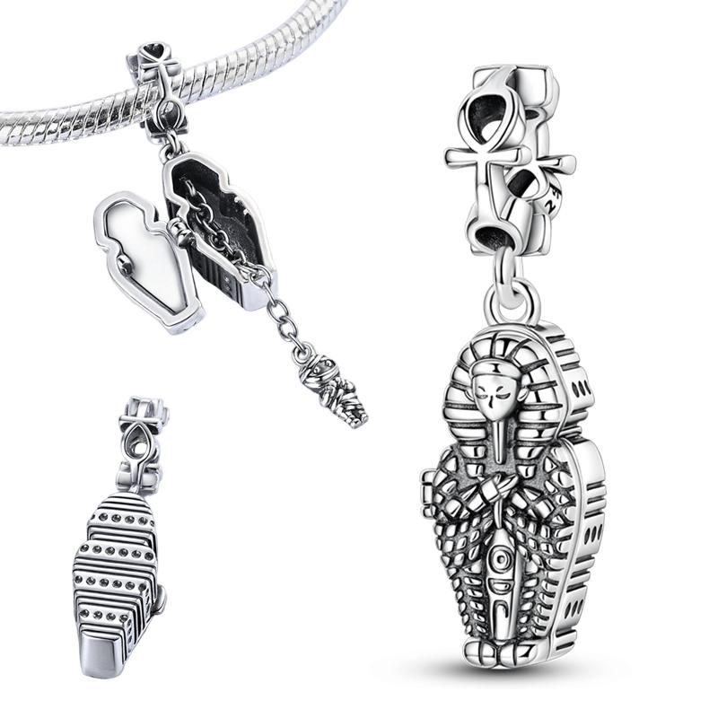 Matryoshka Doll Copper Can Be Opened And Closed Charms Pendant Fit Bracelet Jewelry Women Making Diy Gift Accessory