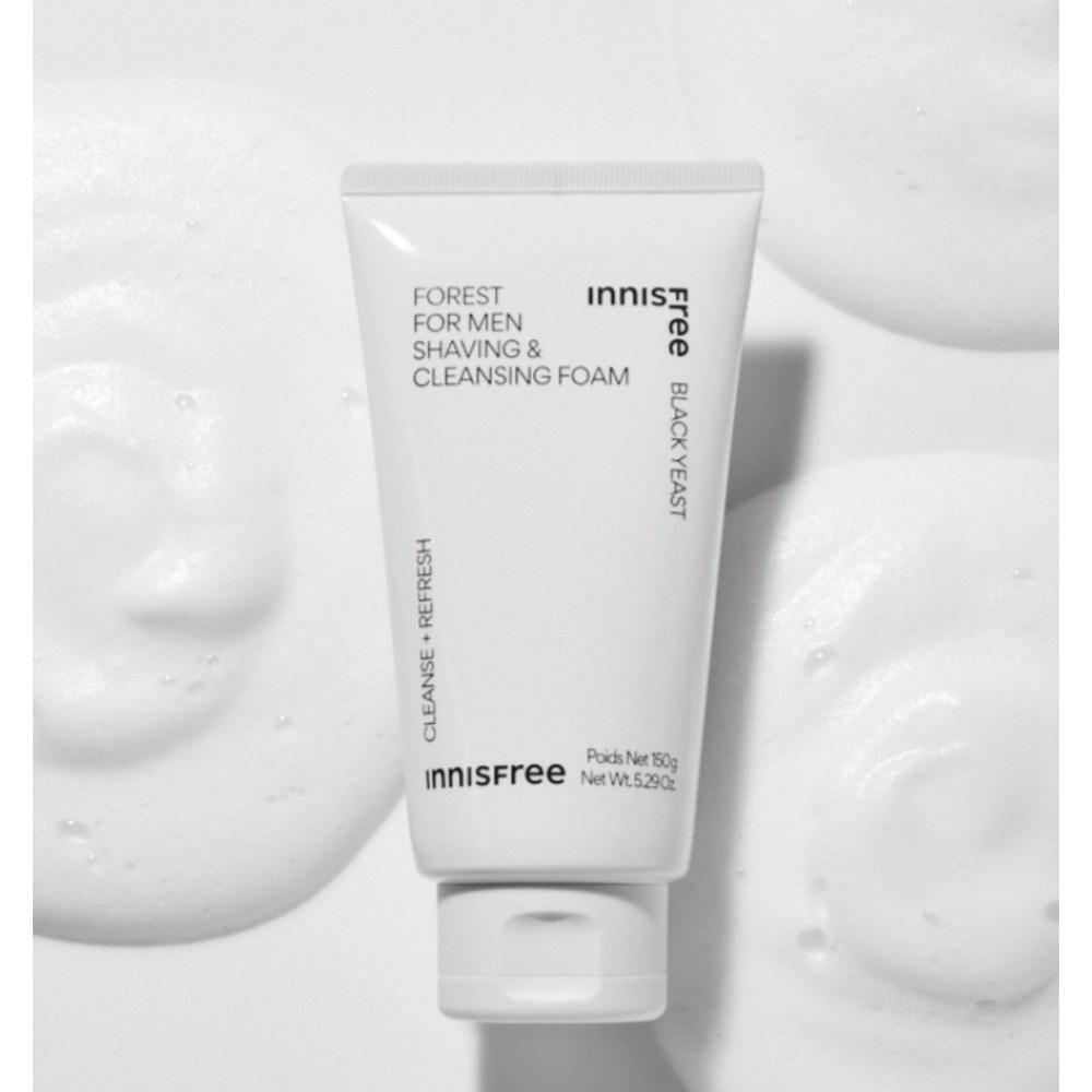 Innisfree Forest Shaving & Cleansing Foam, 150g, 2 pieces