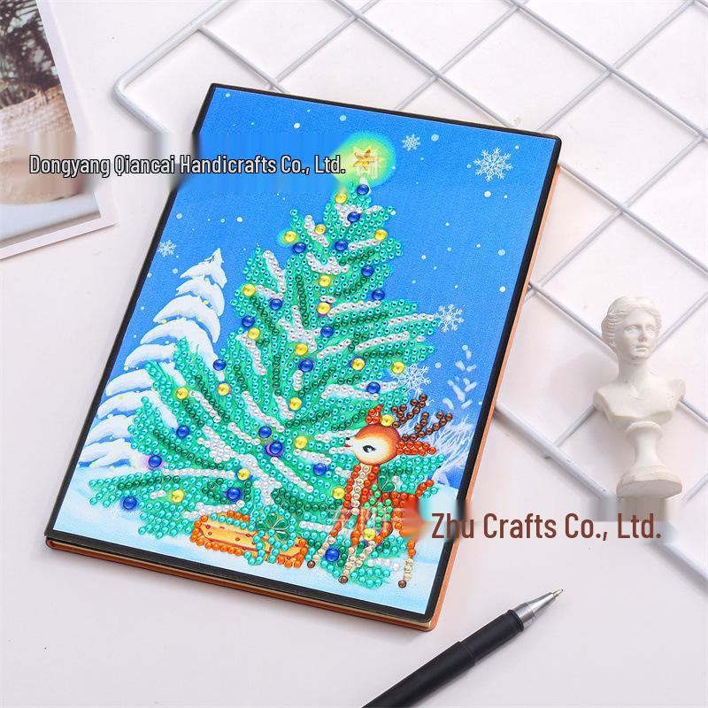 DIY Diamond Painting Business Notebook – Creative Dot Drill Writing Book for Kids