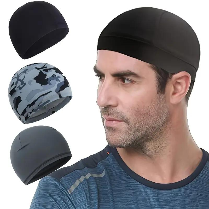 Summer Unisex Quick-Dry Breathable Hat Motorcycle Bicycle Helmet Inner Liner Cap Outdoor Uv Protection Hat Balaclava Cycling Cap