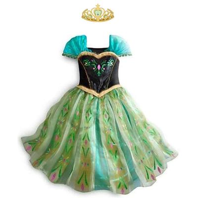 Princess Dress for Cosplay Cute Heart Tiara and Bracelet for Halloween 120cm NT372A [CREDIBLE] Kids, Costume, 3-Piece Set, Recitals, Birthdays,