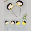 2Pcs Tigers Cats Wolf Foxes Tail Ears Headband Set Halloween Christmas Fancy-Party Costume Toy for Woman Men Cosplay
