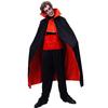 Halloween adult men's horror bat vampire costume, big male vampire cosplay stage costume
