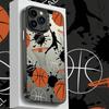 Basketball Flying Man Graphic Phone Case for iPhone 16 15 14 13 12 11 X XR Xs SE2 SE 8 7 Plus Pro Max Mini PC Back Cover