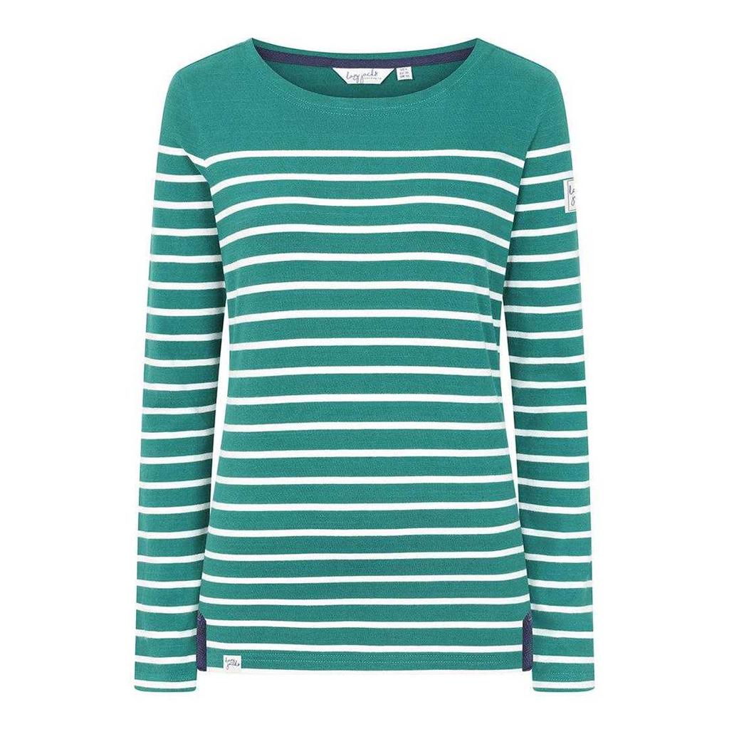 Lazy Jacks Womens/Ladies Striped Breton Top