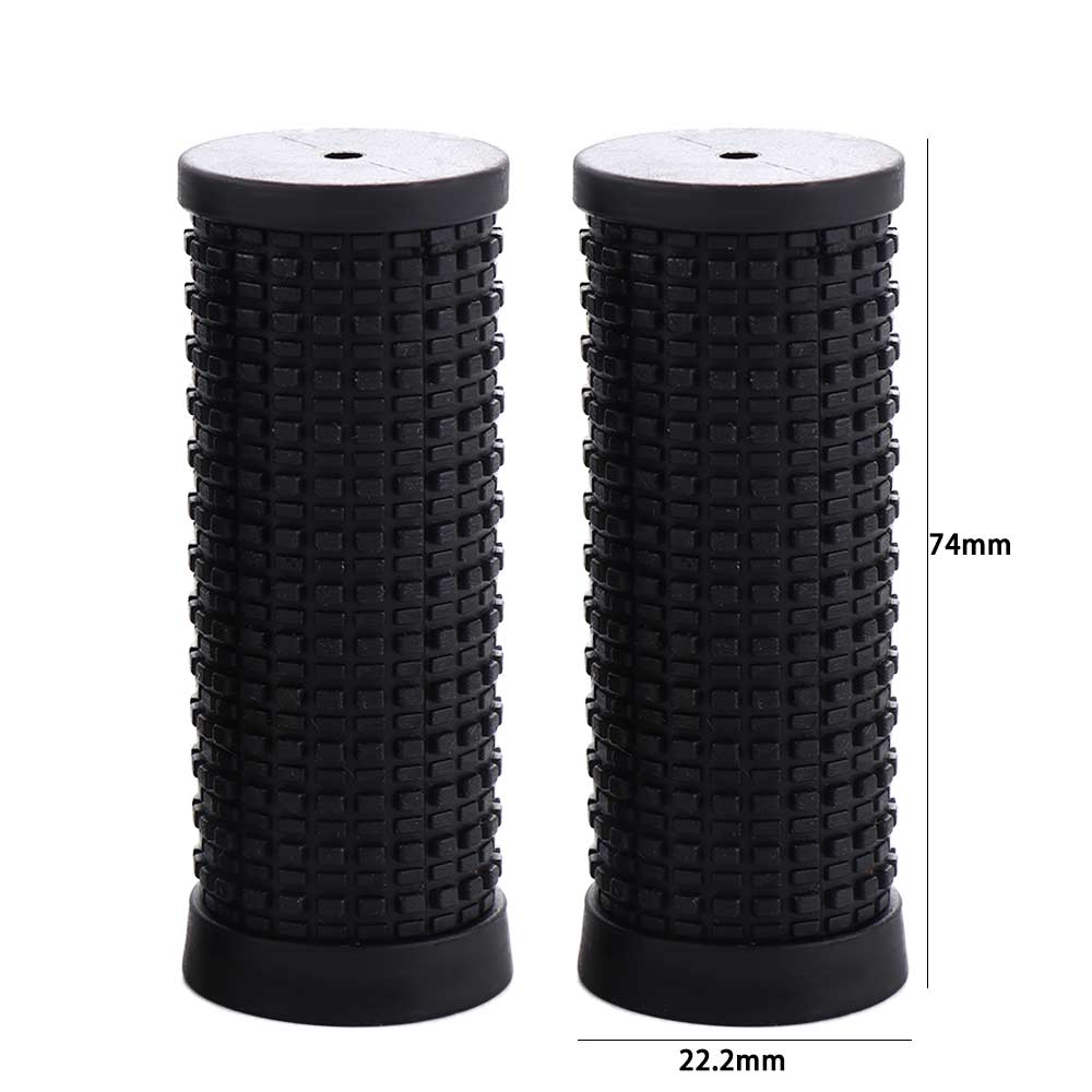 Non Slip 22.2x75mm Bike Grips Handlebar Protective Cover Bike Handlebar Grips Short Bar Cover