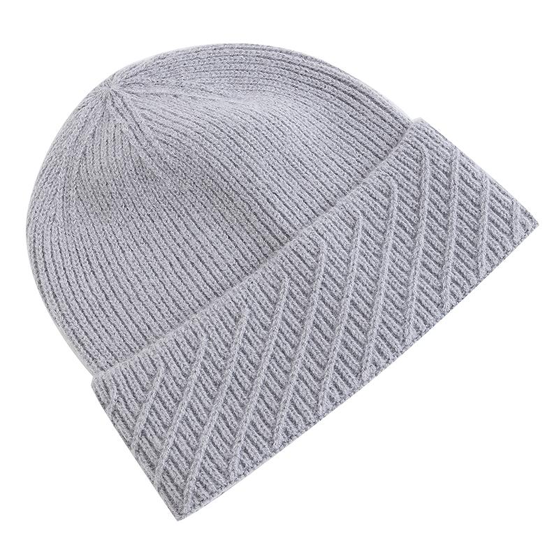 New Unisex Winter Hats Fashion Simple Beanie Hat Streetwear Knitted Hats Men Women Ski Beanie Cap