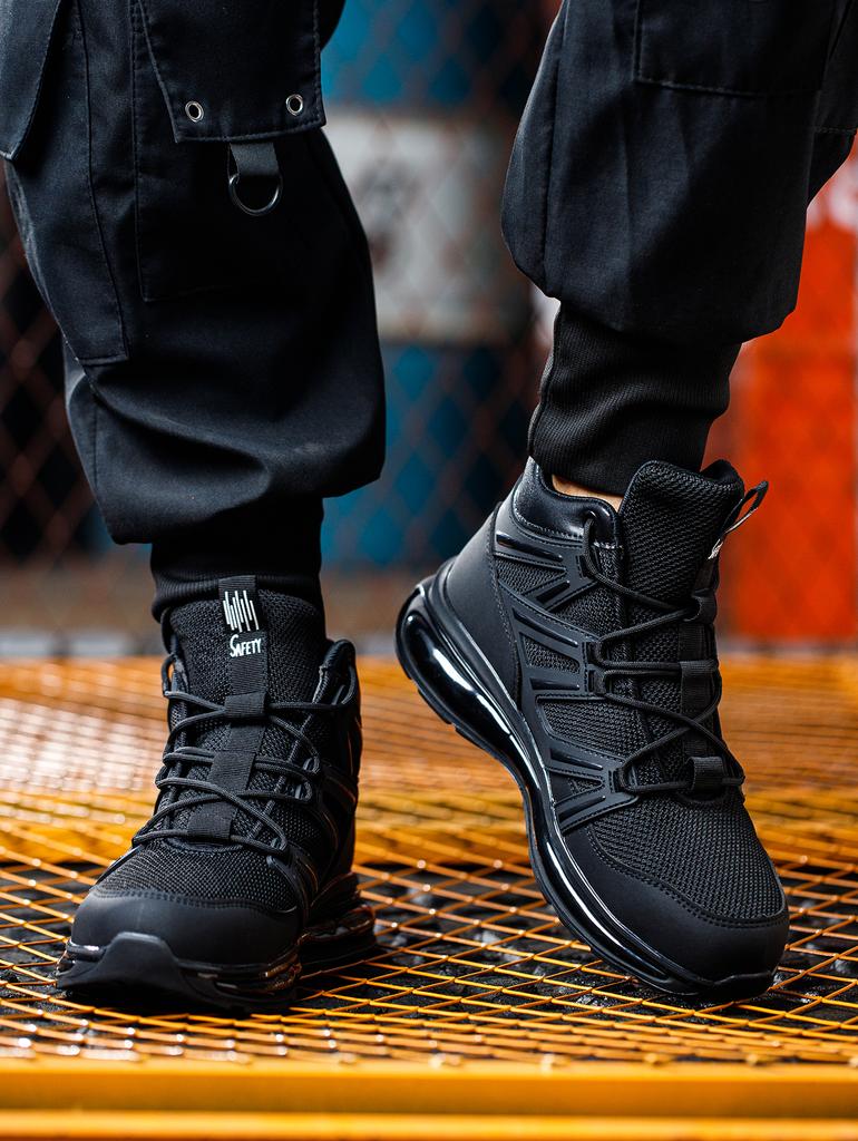 Men Work Safety Shoes Anti-smashing Steel Toe Cap Working Boots Construction Indestructible Work Soft-Soled Sneakers Men Shoes