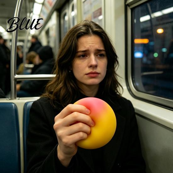 Slow Rebound Sensory Toy Giant Simulated Peach Squeeze Toy Stress Relief Pinch Tactile Realistic Fruit Ball Fidget for Home Office Relaxation Hand