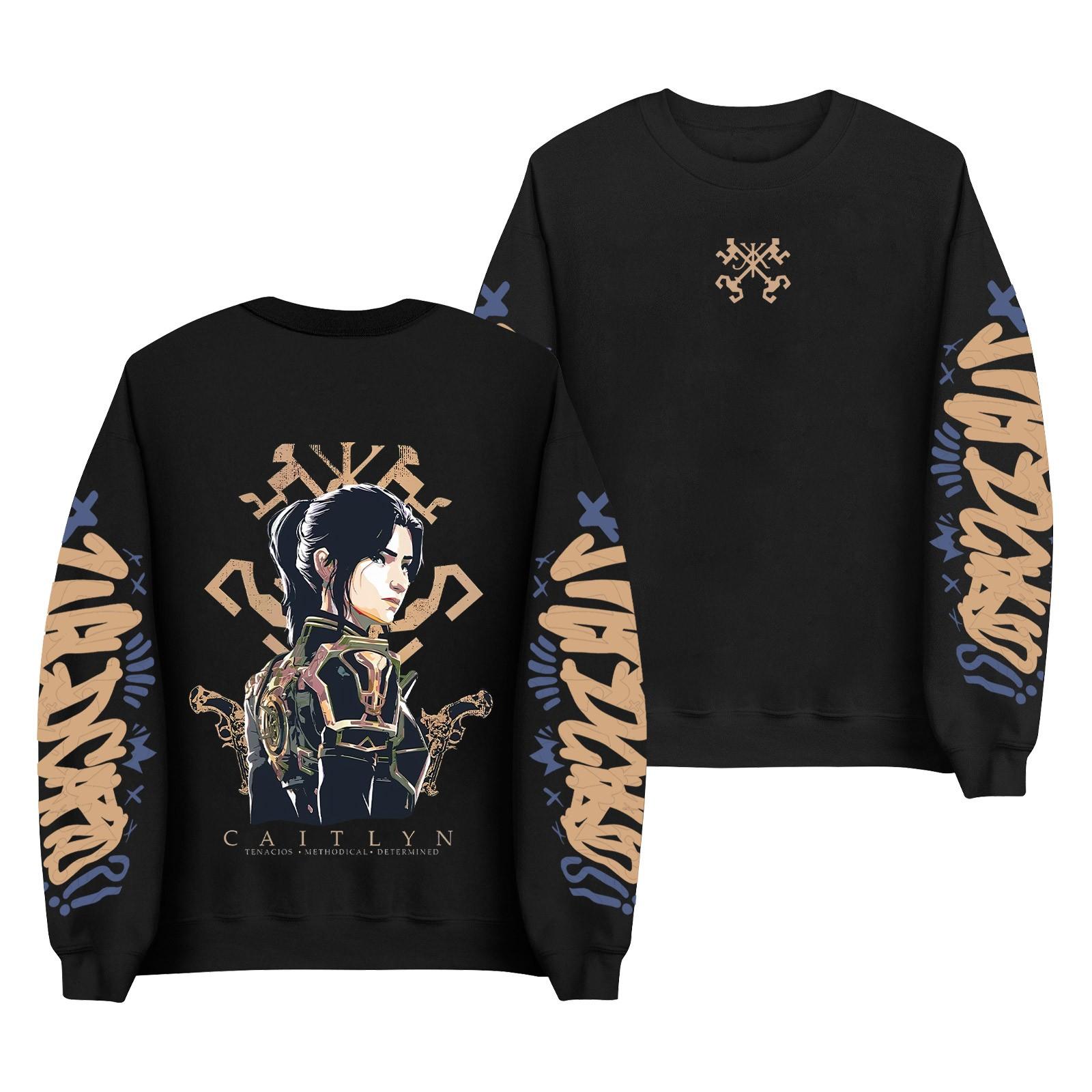 

Женская повседневная модная блузка с длинным рукавом и круглым вырезом с принтом Хэллоуина XXXL чёрный