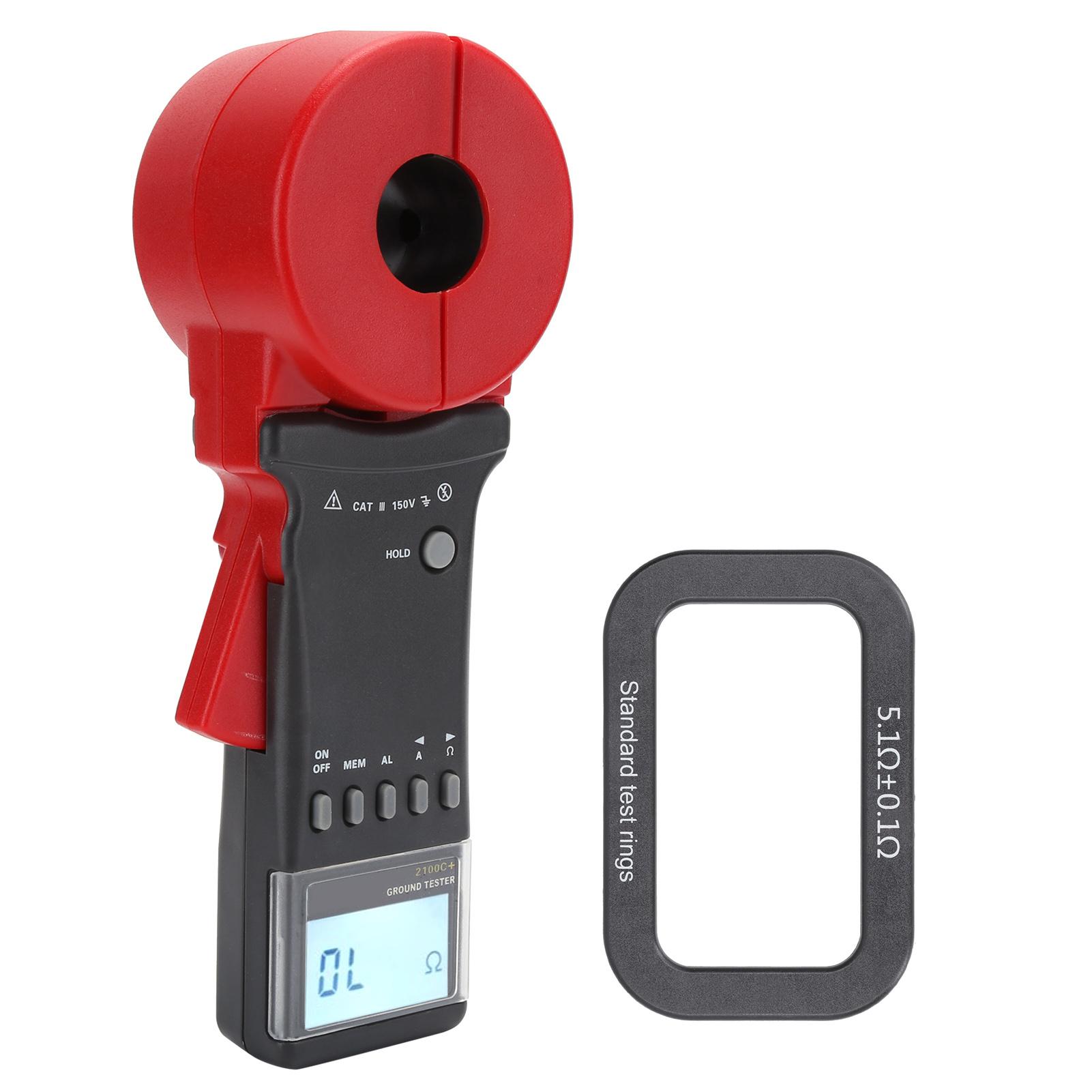 

ETCR2100C+ 0.011200 Ohm MultiFunction Clamp Earth Resistance Tester 0mA20A Clamp Ammeter