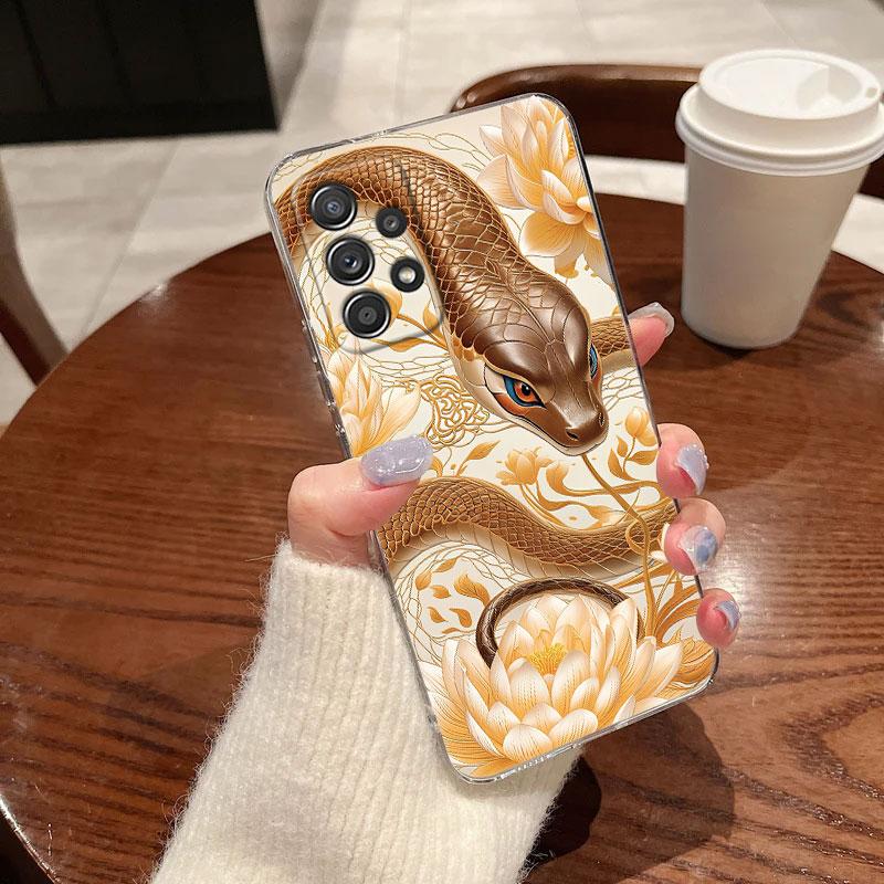 Snakes and Women Clear Soft Phone Case For Samsung Galaxy A56 A57 A37 A55 A54 A36 A35 A26 A25 A16 A17 A07 A52 A34 A73 A21s Cover
