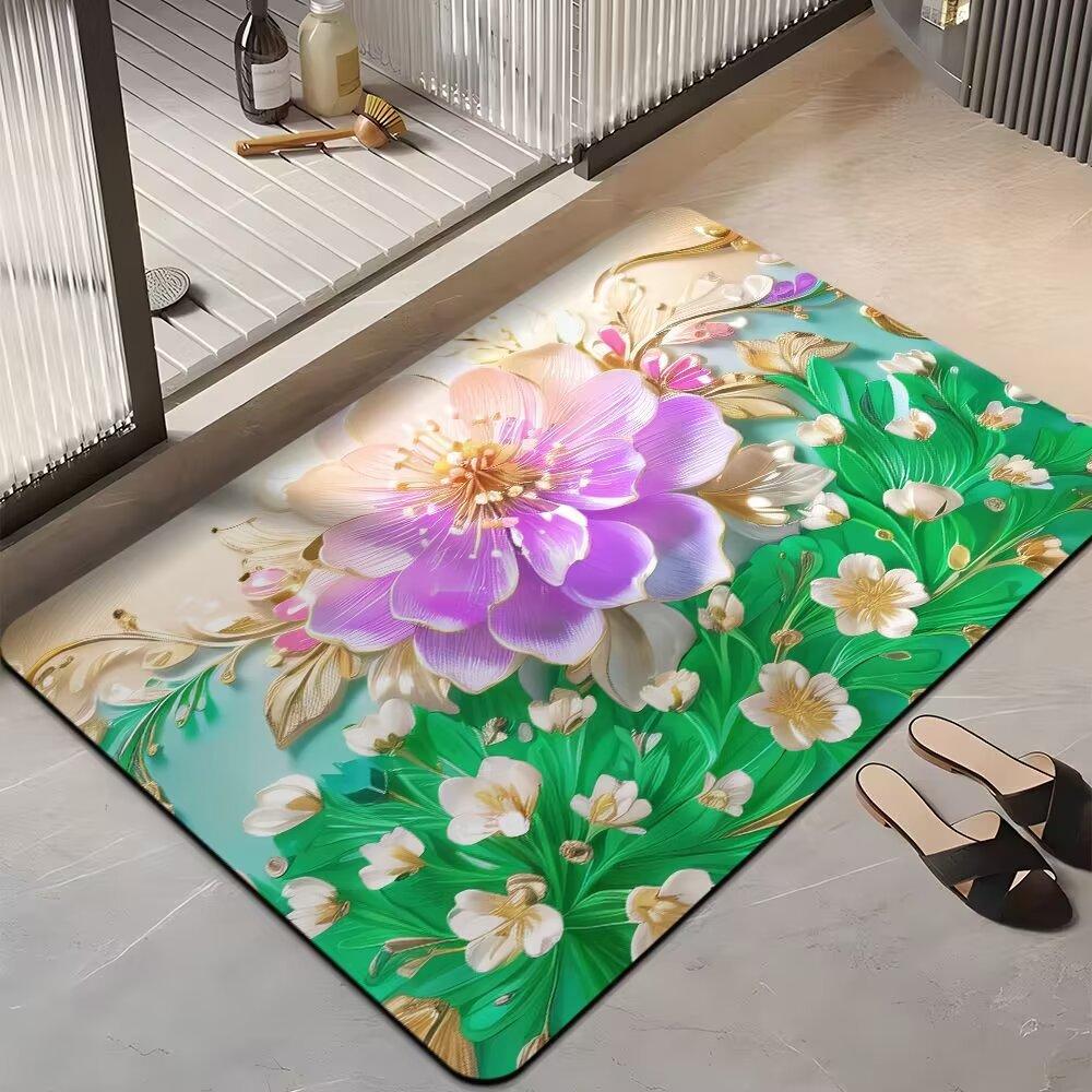Bathroom Quick-drying Door Mat Diatom Mud Absorbent Floor Mat Toilet Toilet Entry Door Non-slip Mat Diatomaceous Earth Foot Mat