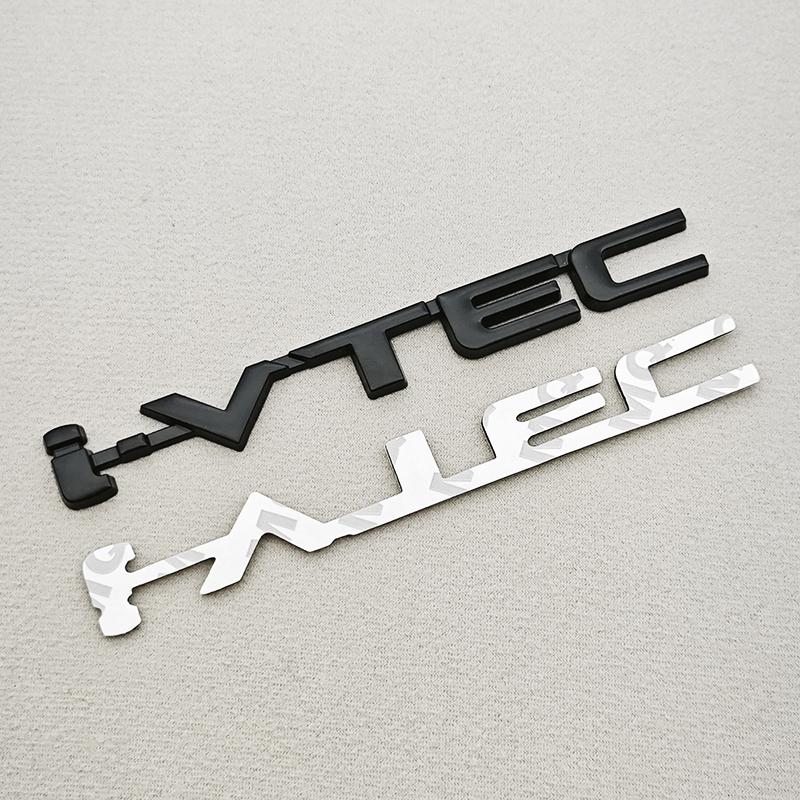 3D Metal i-IVTEC Logo Emblem Badge Decals Car Sticker For Honda City cb400 i-VTEC vfr800 Civic Accord Odyssey Spirior CRV SUV