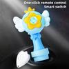 Sunflower Car Bubble Machine Rechargeable Automatic Bubble Blower Remote-controlled Bubble Maker with LED Lights for Weddings Parties