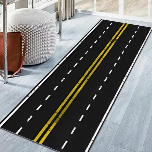

Simple and Cute Cartoon Runway Long Carpet Mat Corridor Long Kitchen Living Room Bedroom Dining Room Balcony Flying Carpet 40X120CM