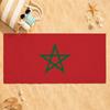 Country Morocco Flag Towel Quick Dry Absorbent Beach Towel for Sports, Fitness, Swimming and Outdoor Activities
