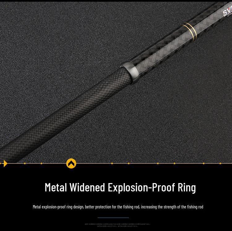 Chuiyue Carbon Fiber Shore Fishing Rod - Available in 2.7 to 6.3 Meters for Hand-Held and Sea-Use.