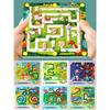 Baby Magnetic Maze Games Montessori Toys Balance Pen Control Track Board Logical Thinking Brain Game Early Education Travel Toys