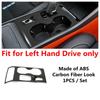 LHD ABS Carbon Fiber Gear Shift Panel Control Center Console Stall Sequ Cover Trim For VOLVO XC40  - 2025 Accessories