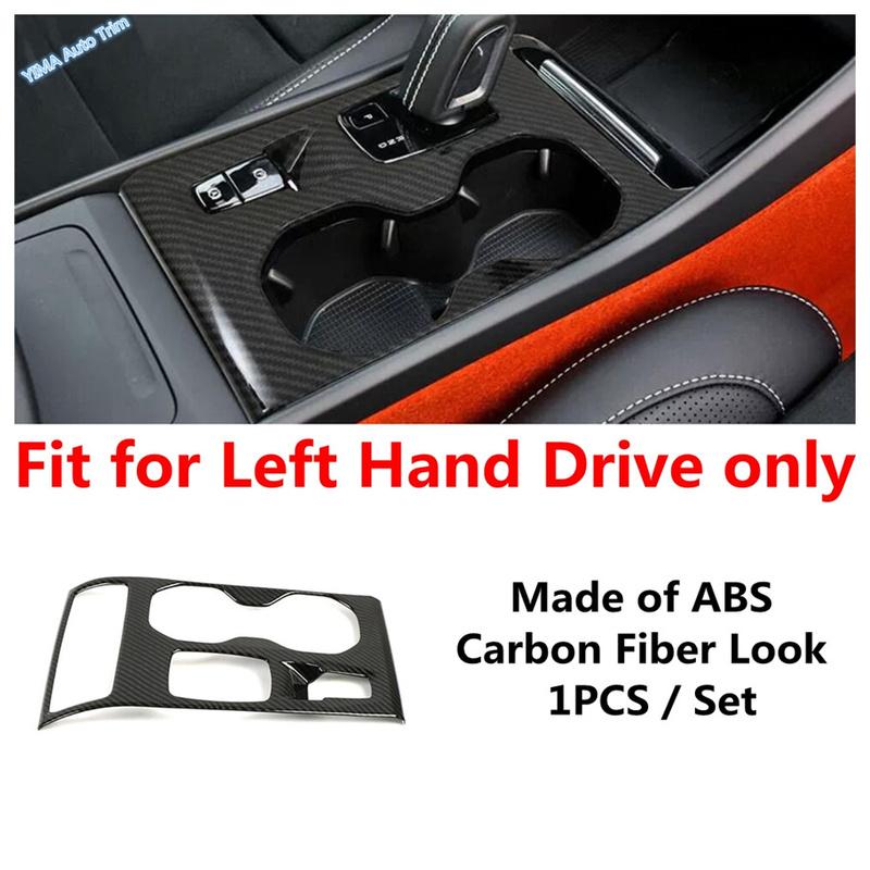 LHD ABS Carbon Fiber Gear Shift Panel Control Center Console Stall Sequ Cover Trim For VOLVO XC40 - 2025 Accessories