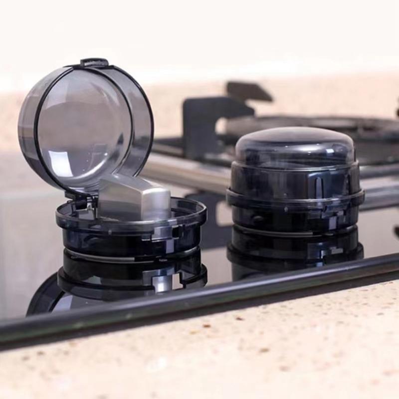 Childproof Gas Stove Switches Cover Removable Dust Protectors Cover Heat Resistant Baby Safety Oven Lock Lid Cap