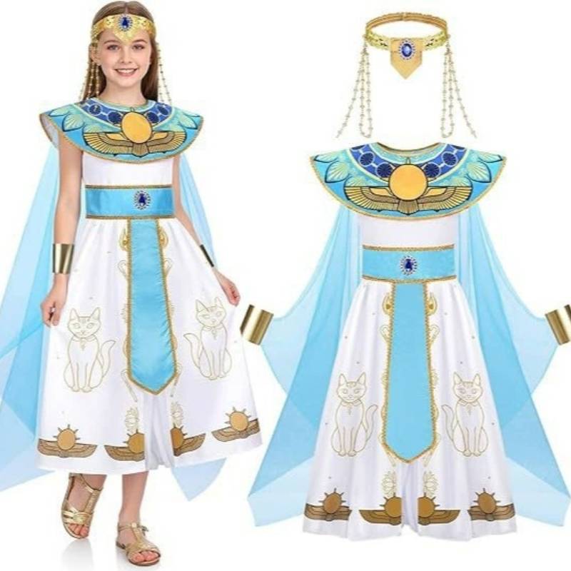 Nile River Princess Child Halloween Costume For Roleplay And Cosplay Events